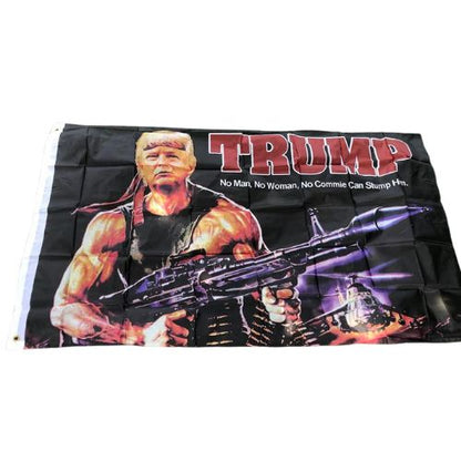 Trump Gun Hanging Flag